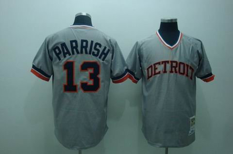 mlb detroit tigers #13 parrish m&n grey mlb detroit tigers #13 parrish m&n grey