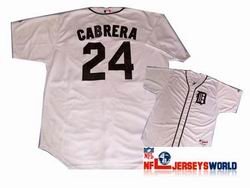 MLB Majestic Detroit Tigers 24 Miguel Cabrera White Jerseys MLB Majestic Detroit Tigers 24 Miguel Cabrera White Jerseys