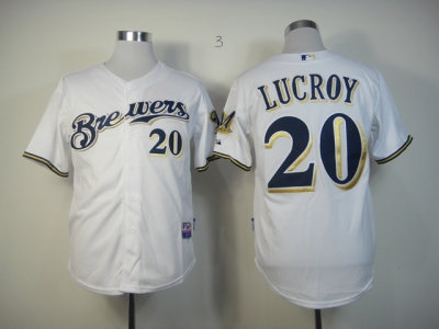 mlb jerseys milwaukee brewers #20 lucroy white mlb jerseys milwaukee brewers #20 lucroy white