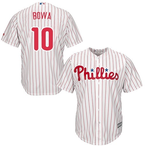 Phillies 10 Larry Bowa White Cool Base Jersey Phillies 10 Larry Bowa White Cool Base Jersey