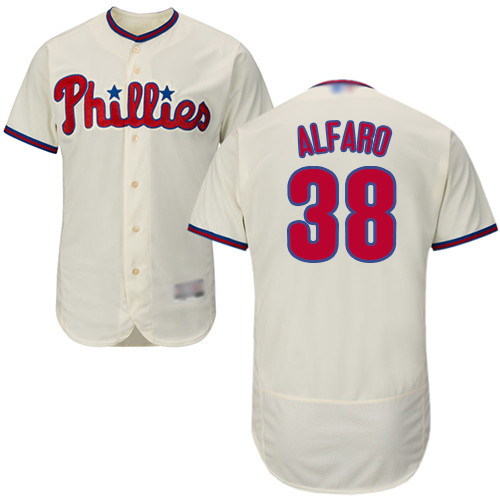 Phillies #38 Jorge Alfaro Cream Flexbase Authentic Collection Stitched Baseball Jersey Phillies #38 Jorge Alfaro Cream Flexbase Authentic Collection Stitched Baseball Jersey