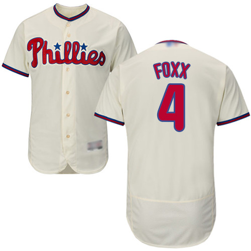 Phillies #4 Jimmy Foxx Cream Flexbase Authentic Collection Stitched Baseball Jersey Phillies #4 Jimmy Foxx Cream Flexbase Authentic Collection Stitched Baseball Jersey