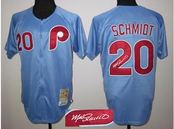 Philadelphia PhilliesSignature Edition #20 Mike Schmidt Blue Cool Base Baseball Jersey Philadelphia PhilliesSignature Edition #20 Mike Schmidt Blue Cool Base Baseball Jersey