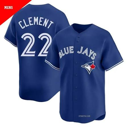 Men Toronto Blue Jays #22 Ernie Clement Blue Alternate 2025 MLB Cool base Jersey Men Toronto Blue Jays #22 Ernie Clement Blue Alternate 2025 MLB Cool base Jersey