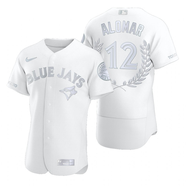 Blue Jays 12 Roberto Alomar White Nike Flexbase Fashion Jersey Blue Jays 12 Roberto Alomar White Nike Flexbase Fashion Jersey