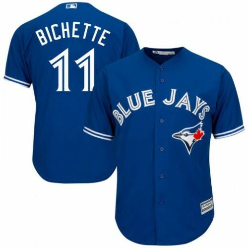 Blue Jays 11 Bo Bichette Blue Cool Base Jersey Blue Jays 11 Bo Bichette Blue Cool Base Jersey