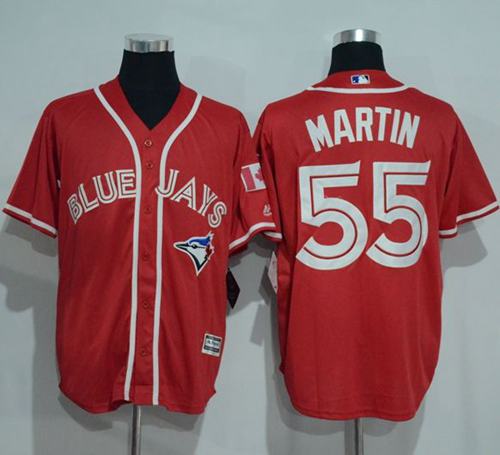 Blue Jays #55 Russell Martin Red New Cool Base Canada Day Stitched MLB Jersey Blue Jays #55 Russell Martin Red New Cool Base Canada Day Stitched MLB Jersey
