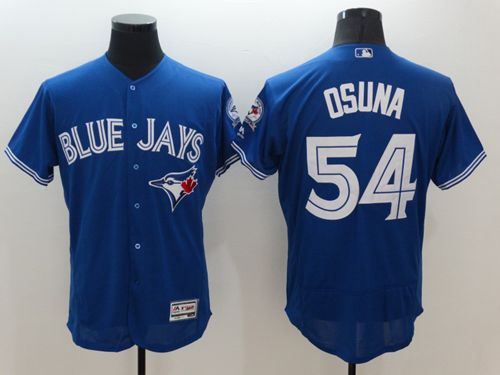 Blue Jays #54 Roberto Osuna Blue Flexbase Authentic Collection Stitched MLB Jersey Blue Jays #54 Roberto Osuna Blue Flexbase Authentic Collection Stitched MLB Jersey