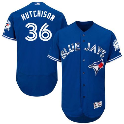Blue Jays #36 Drew Hutchison Blue Flexbase Authentic Collection Stitched MLB Jersey Blue Jays #36 Drew Hutchison Blue Flexbase Authentic Collection Stitched MLB Jersey