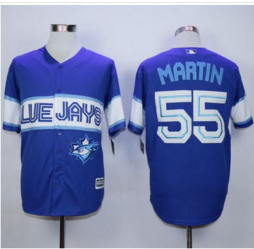 Toronto Blue Jays #55 Russell Martin Blue Exclusive New Cool Base Stitched MLB Jersey Toronto Blue Jays #55 Russell Martin Blue Exclusive New Cool Base Stitched MLB Jersey