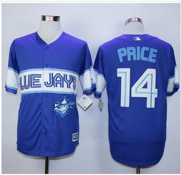 Toronto Blue Jays #14 David Price Blue Exclusive New Cool Base Stitched MLB Jersey Toronto Blue Jays #14 David Price Blue Exclusive New Cool Base Stitched MLB Jersey