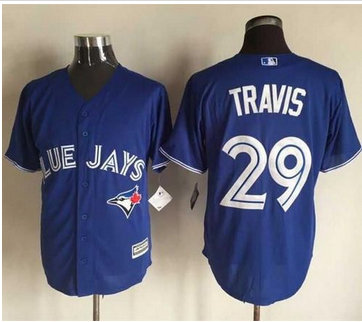 Toronto Blue Jays #29 Devon Travis Blue New Cool Base Stitched MLB Jersey Toronto Blue Jays #29 Devon Travis Blue New Cool Base Stitched MLB Jersey