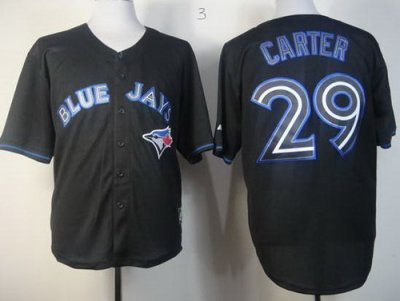 Toronto Blue Jays 29 Joe Carter Black Fashion MLB Jerseys Toronto Blue Jays 29 Joe Carter Black Fashion MLB Jerseys