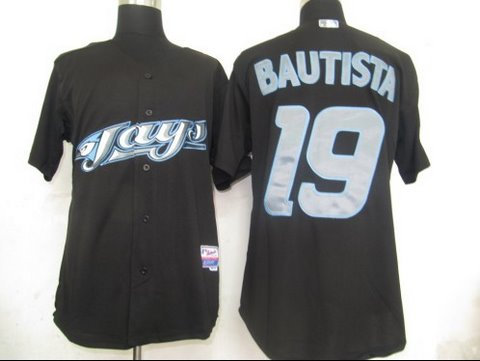 MLB Jerseys Toronto Blue Jays 19 Bautista Black MLB Jerseys Toronto Blue Jays 19 Bautista Black