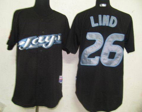 MLB Jerseys Toronto Blue Jays 26 Lind Black MLB Jerseys Toronto Blue Jays 26 Lind Black