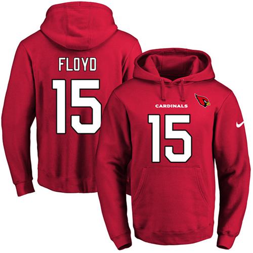 Nike Cardinals #15 Michael Floyd Red Name & Number Pullover NFL Hoodie Nike Cardinals #15 Michael Floyd Red Name & Number Pullover NFL Hoodie