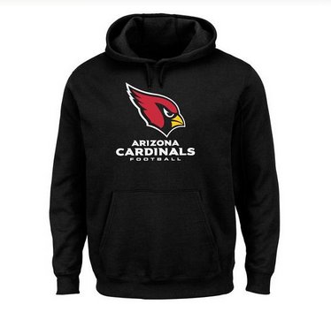 Men's Arizona Cardinals Black Critical Victory Pullover Hoodie Men's Arizona Cardinals Black Critical Victory Pullover Hoodie