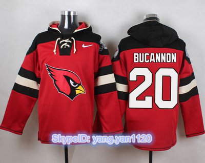 Nike Cardinals #20 Deone Bucannon Red Player Pullover NFL Hoodie