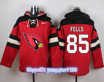 Nike Cardinals #85 Darren Fells Red Player Pullover NFL Hoodie Nike Cardinals #85 Darren Fells Red Player Pullover NFL Hoodie