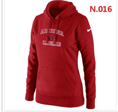 Women's NEW Arizona Cardinals Heart & Soul Pullover Hoodie Red Women's NEW Arizona Cardinals Heart & Soul Pullover Hoodie Red