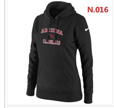 Women's NEW Arizona Cardinals Heart & Soul Pullover Hoodie Black Women's NEW Arizona Cardinals Heart & Soul Pullover Hoodie Black