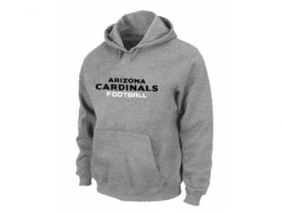 Arizona Cardinals Authentic font Pullover Hoodie Grey Arizona Cardinals Authentic font Pullover Hoodie Grey