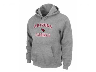 Arizona Cardinals Heart & Soul Pullover Hoodie Grey