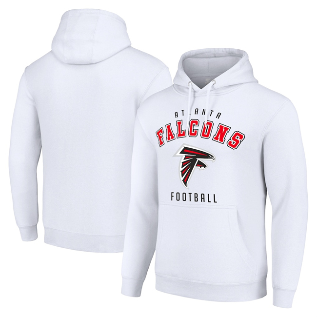 Men's Atlanta Falcons White Pullover Hoodie Men's Atlanta Falcons White Pullover Hoodie