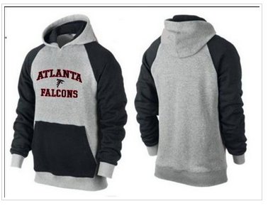 Atlanta Falcons Heart & Soul Pullover Hoodie Grey & Black