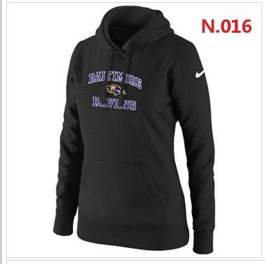 Women's NEW Baltimore Ravens Heart & Soul Pullover Hoodie Black Women's NEW Baltimore Ravens Heart & Soul Pullover Hoodie Black
