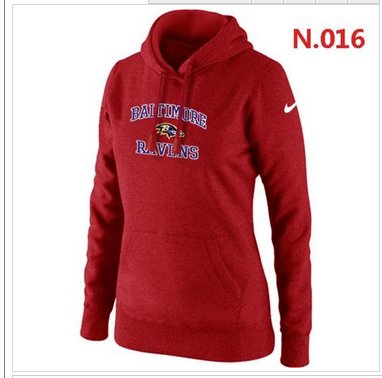 Women's NEW Baltimore Ravens Heart & Soul Pullover Hoodie Red Women's NEW Baltimore Ravens Heart & Soul Pullover Hoodie Red
