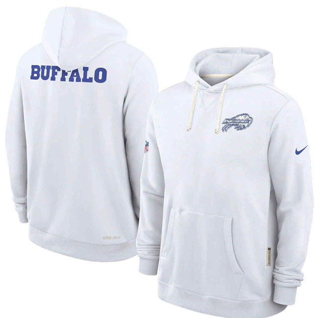 Men's Buffalo Bills White 2025 “Rivalries” Pullover Hoodie Men's Buffalo Bills White 2025 “Rivalries” Pullover Hoodie