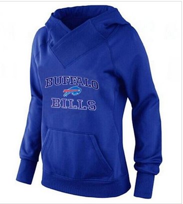 Women's Buffalo Bills Heart & Soul Pullover Hoodie Blue Women's Buffalo Bills Heart & Soul Pullover Hoodie Blue