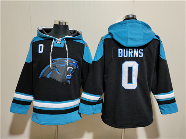 Men's Carolina Panthers #0 Brian Burns Black Ageless Must-Have Lace-Up Pullover Hoodie Men's Carolina Panthers #0 Brian Burns Black Ageless Must-Have Lace-Up Pullover Hoodie