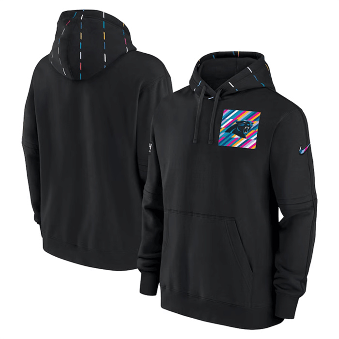 Men's Carolina Panthers Black 2023 Crucial Catch Club Pullover Hoodie Men's Carolina Panthers Black 2023 Crucial Catch Club Pullover Hoodie
