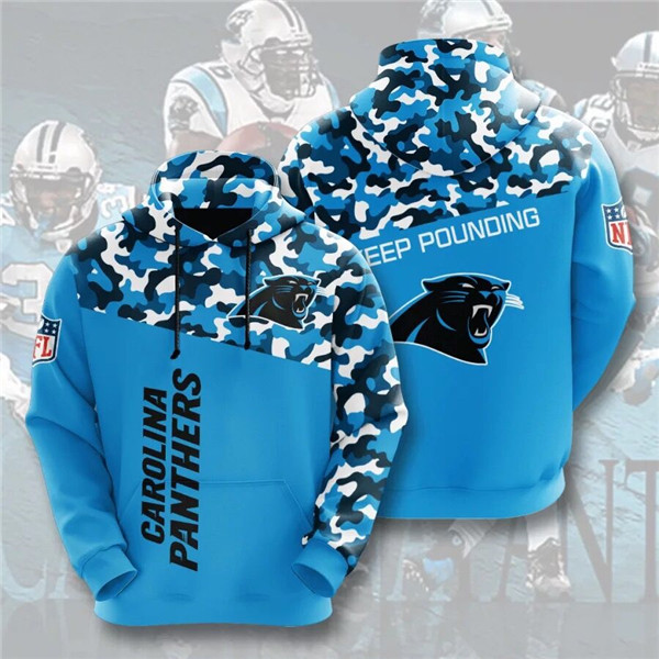 Carolina Panthers Hoodie Blue Carolina Panthers Hoodie Blue