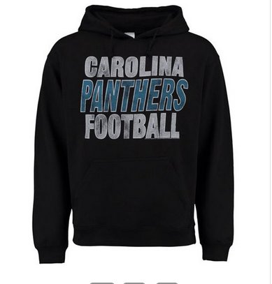 Carolina Panthers Junk Food Kickoff Pullover Hoodie Black