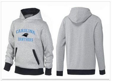 Carolina Panthers Heart & Soul Pullover Hoodie Grey & Black
