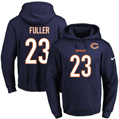 Nike Bears #23 Kyle Fuller Navy Blue Name & Number Pullover NFL Hoodie Nike Bears #23 Kyle Fuller Navy Blue Name & Number Pullover NFL Hoodie