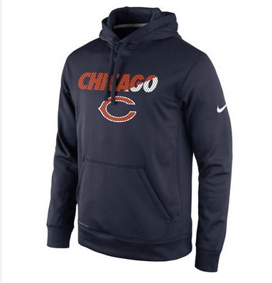 Chicago Bears Nike Kick Off Staff Performance Pullover Hoodie Navy Chicago Bears Nike Kick Off Staff Performance Pullover Hoodie Navy