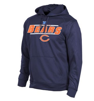Chicago Bears Majestic Synthetic Hoodie Sweatshirt Navy Blue Chicago Bears Majestic Synthetic Hoodie Sweatshirt Navy Blue
