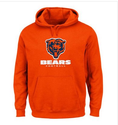 Chicago Bears Critical Victory Pullover Hoodie Orange Chicago Bears Critical Victory Pullover Hoodie Orange