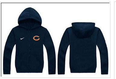 New Chicago Bears Authentic Logo Hoodie Navy Blue
