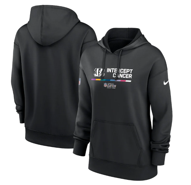 Women's Cincinnati Bengals 2022 Black NFL Crucial Catch Therma Performance Pullover Hoodie(Run Small) Women's Cincinnati Bengals 2022 Black NFL Crucial Catch Therma Performance Pullover Hoodie(Run Small)