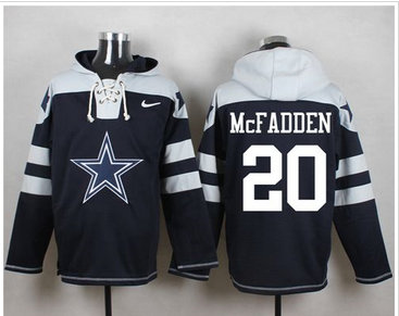 Nike Dallas Cowboys #20 Darren McFadden Navy Blue Player Pullover NFL Hoodie Nike Dallas Cowboys #20 Darren McFadden Navy Blue Player Pullover NFL Hoodie
