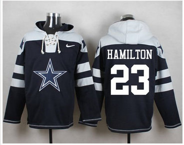 Nike Dallas Cowboys #23 Jakar Hamilton Navy Blue Player Pullover NFL Hoodie Nike Dallas Cowboys #23 Jakar Hamilton Navy Blue Player Pullover NFL Hoodie