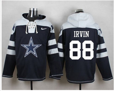 Nike Dallas Cowboys #88 Michael Irvin Navy Blue Player Pullover NFL Hoodie Nike Dallas Cowboys #88 Michael Irvin Navy Blue Player Pullover NFL Hoodie