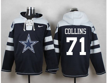 Nike Dallas Cowboys #71 La'el Collins Navy Blue Player Pullover NFL Hoodie Nike Dallas Cowboys #71 La'el Collins Navy Blue Player Pullover NFL Hoodie