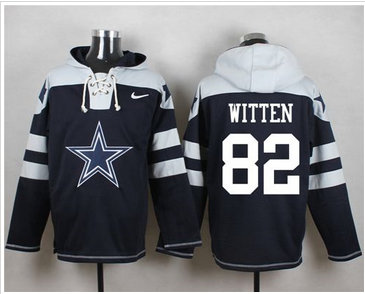Nike Dallas Cowboys #82 Jason Witten Navy Blue Player Pullover NFL Hoodie Nike Dallas Cowboys #82 Jason Witten Navy Blue Player Pullover NFL Hoodie