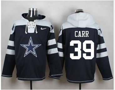 Nike Dallas Cowboys #39 Brandon Carr Navy Blue Player Pullover NFL Hoodie Nike Dallas Cowboys #39 Brandon Carr Navy Blue Player Pullover NFL Hoodie